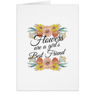 Flowers Are a Girls Best Friend - Zinnia Art