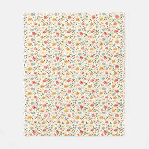 Flowers Are Love’s Truest Language Fleece Blanket