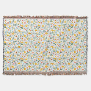 Flowers Are The Alphabet Of Angels Throw Blanket