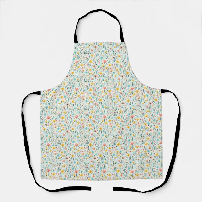 Flowers Are The Kisses Of The Earth Apron (Front)