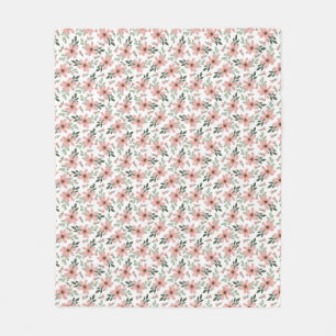 Flowers Are The Music Of The Ground Fleece Blanket