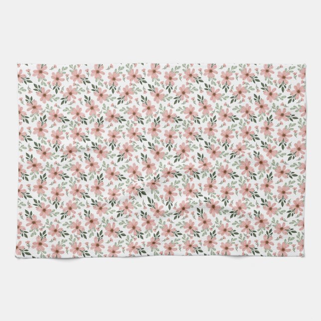 Flowers Are The Music Of The Ground Tea Towel (Horizontal)