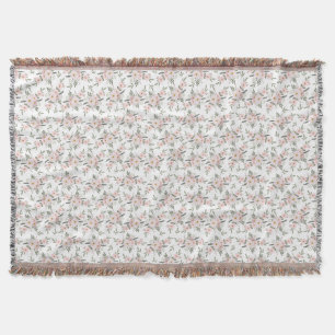 Flowers Are The Music Of The Ground Throw Blanket