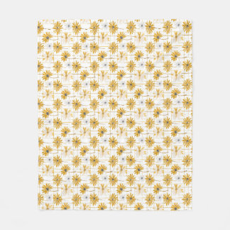 Flowers Are The Smiles Of The Earth Fleece Blanket