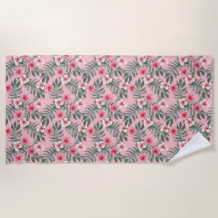 Flowers Are The Stars Of The Earth Beach Towel