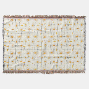 Flowers Are The Stars Of The Earth Throw Blanket