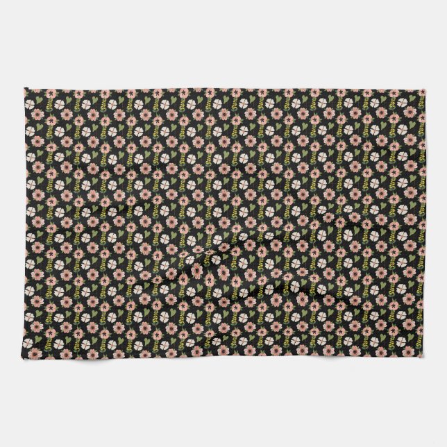 Flowers Are The Sunshine Of The Soul Tea Towel (Horizontal)