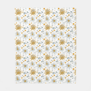 Flowers Are The Words Of The Earth Fleece Blanket