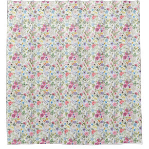 Flowers Are The Words Of The Earth Shower Curtain