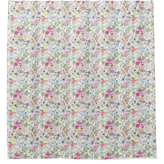 Flowers Are The Words Of The Earth Shower Curtain