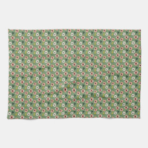 Flowers Are The Words Of The Earth Tea Towel