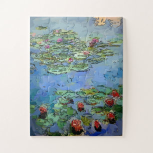 Flowers Art Deco Jigsaw Puzzle
