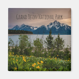 Flowers at Colter Bay Magnet