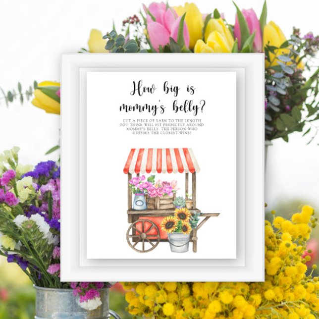 Flowers baby - how big is mummy's belly game poster (Creator Uploaded)