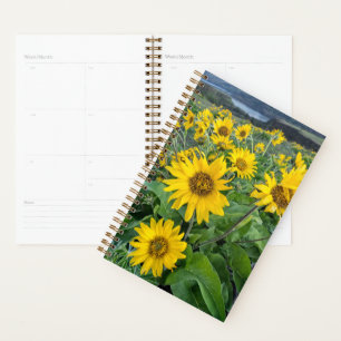 Flowers Balsomroot Columbia River, Oregon Planner