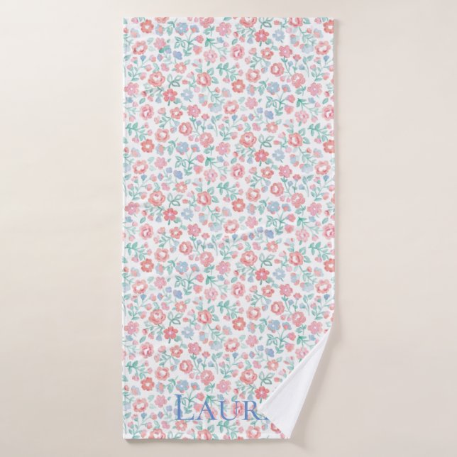 Flowers Bath Towel (Bath Towel)