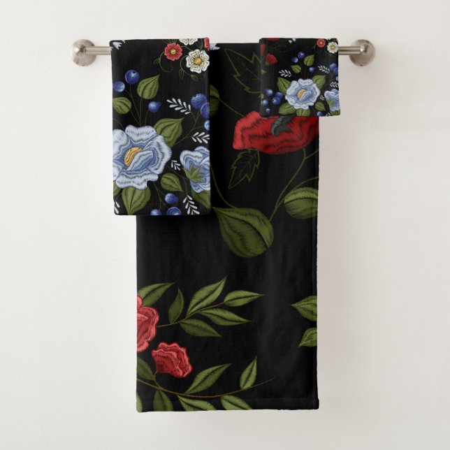 Flowers Bath Towel Set (Insitu)