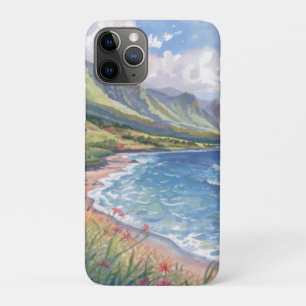 Flowers Beach Hawaii iPhone 11 Pro Case