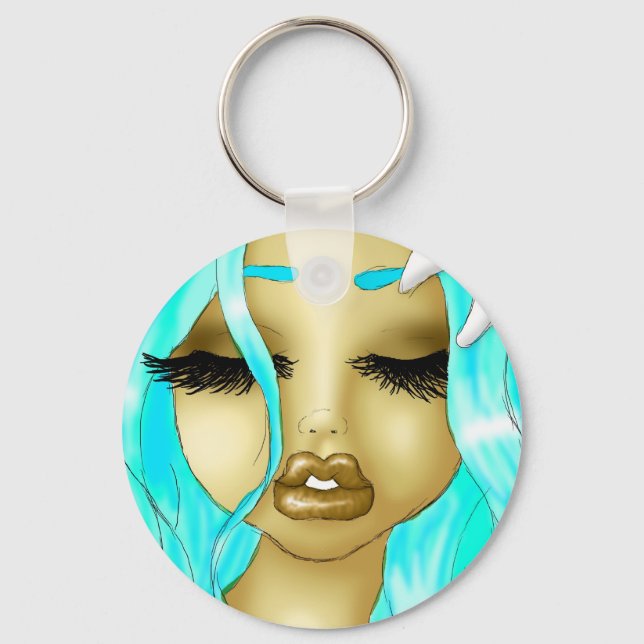 Flowers & Beauty Key Ring (Front)