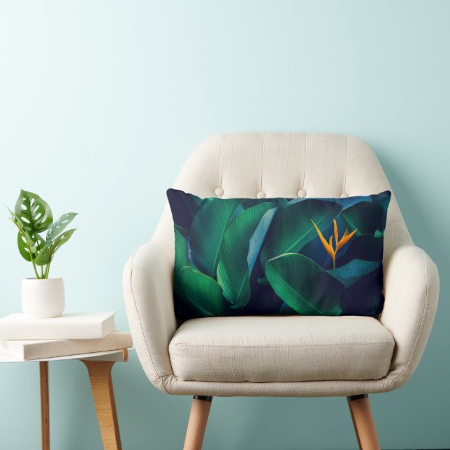 Flowers | Bird of Paradise Lumbar Cushion (Chair)