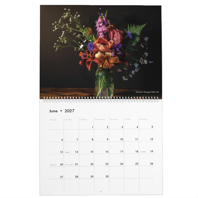 Flowers & Birds 2022 Calendar (Jun 2027)