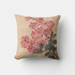 Flowers Birds Fish Album of 13 Leaves, Hydrangea   Cushion