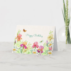Flowers bloom card