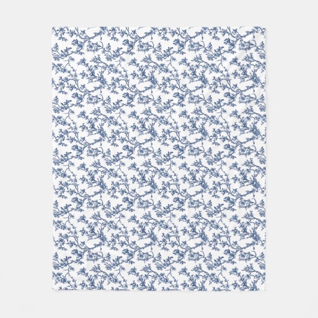 Flowers Bloom For Their Own Joy Fleece Blanket (Front)