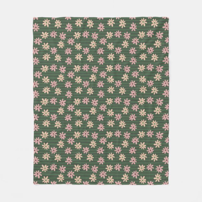 Flowers Bloom For Their Own Joy Fleece Blanket (Front)