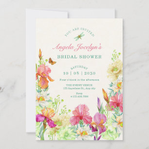 Flowers bloom invitation