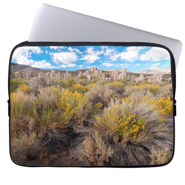 Flowers | Blooming Sagebrush California Laptop Sleeve (Front)