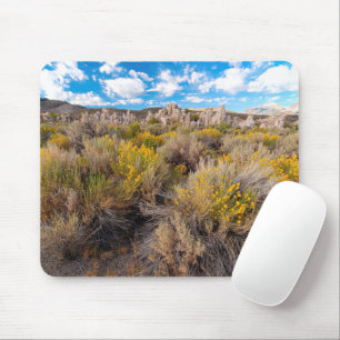 Flowers Blooming Sagebrush California Mouse Pad