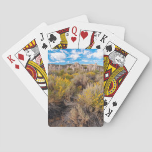 Flowers Blooming Sagebrush California Playing Cards