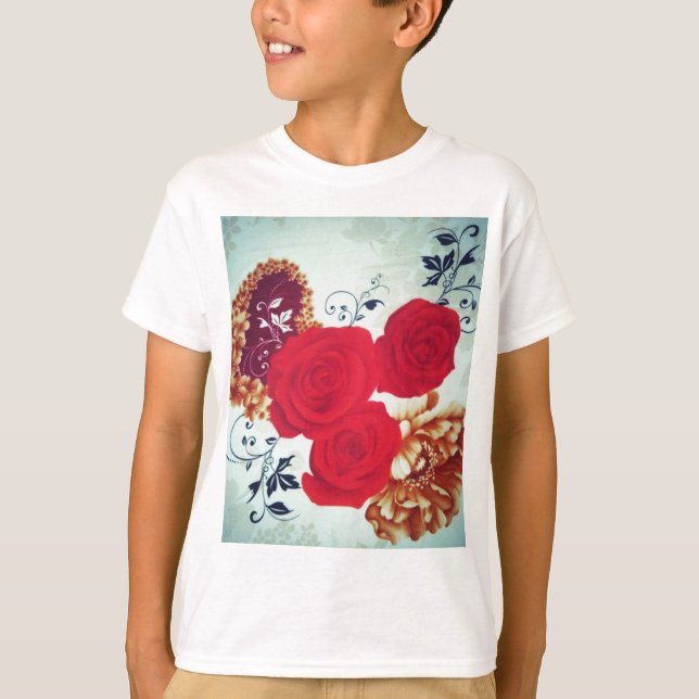 Flowers Blooming T-Shirt (Front)