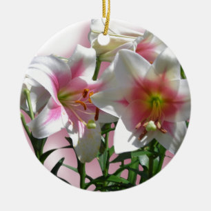 Flowers Blossoms Spring Garden Love Shower Party Ceramic Tree Decoration