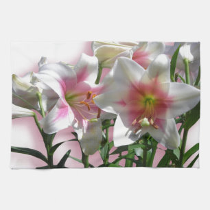 Flowers Blossoms Spring Garden Love Shower Party Tea Towel
