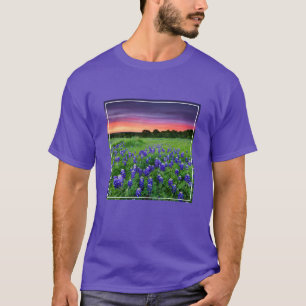 Flowers   Bluebonnets at Sunset Texas T-Shirt
