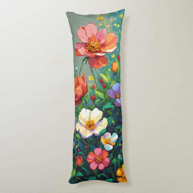 Flowers Body Cushion (Back (Vertical))