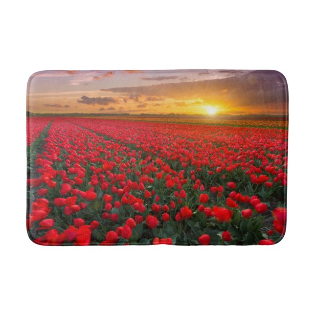 Flowers | Botanical Garden Holland Bath Mat (Front)