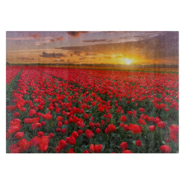 Flowers | Botanical Garden Holland Cutting Board (Front)