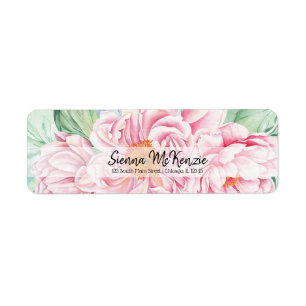 Flowers bouquet for all occasions return address label