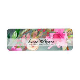 Flowers bouquet for all occasions return address label
