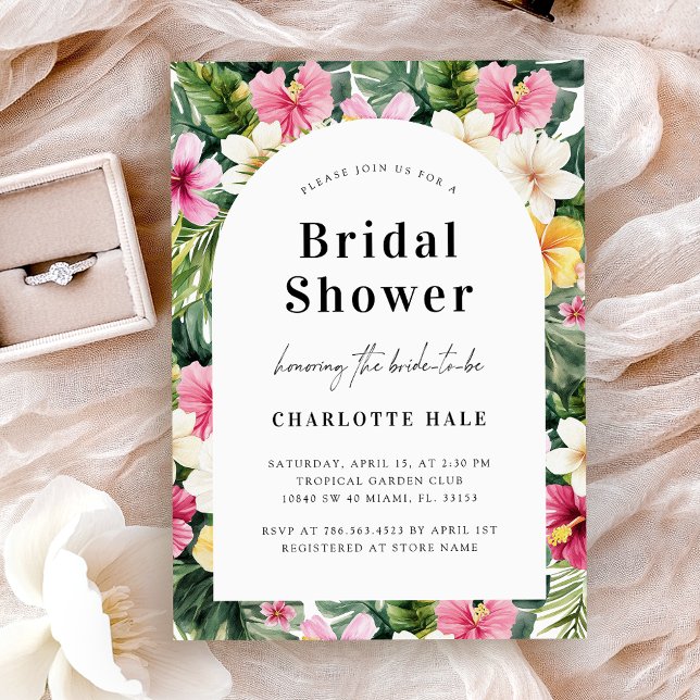Flowers Bridal Shower Floral Invitation (Creator Uploaded)