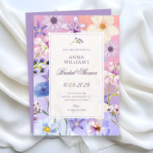 Flowers bridal shower