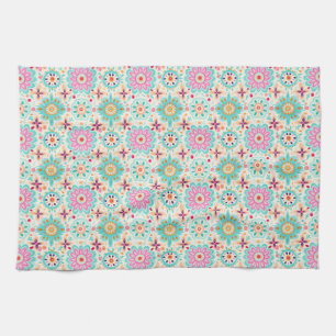 Flowers Bring Colour To Your World Tea Towel