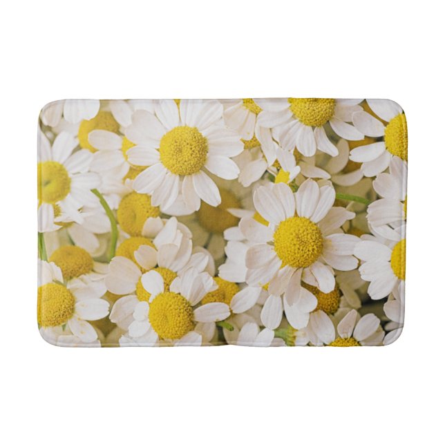 Flowers | Bunch of Chamomiles Bath Mat (Front)