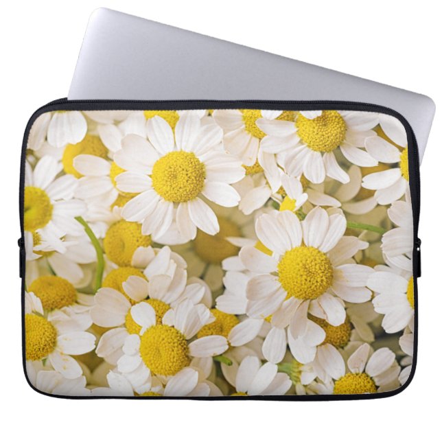 Flowers | Bunch of Chamomiles Laptop Sleeve (Front)