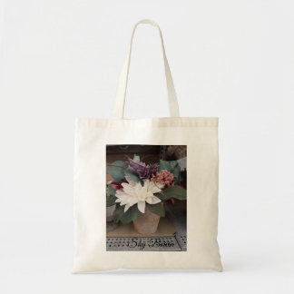 flowers bunch tote bag