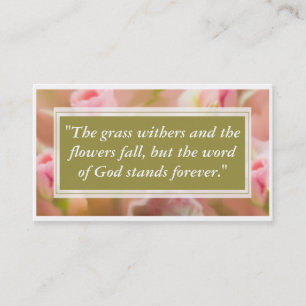 Flowers Business Card