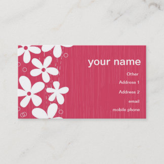 flowers business card